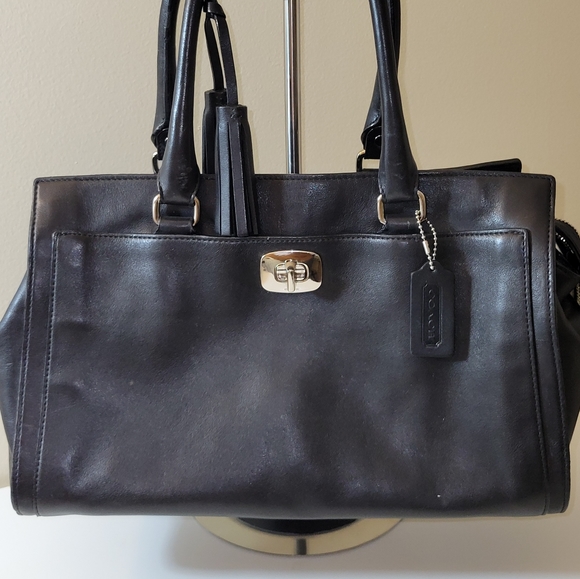 Coach handbag Leather, Black - Vintage Retail - Picture 8 of 15